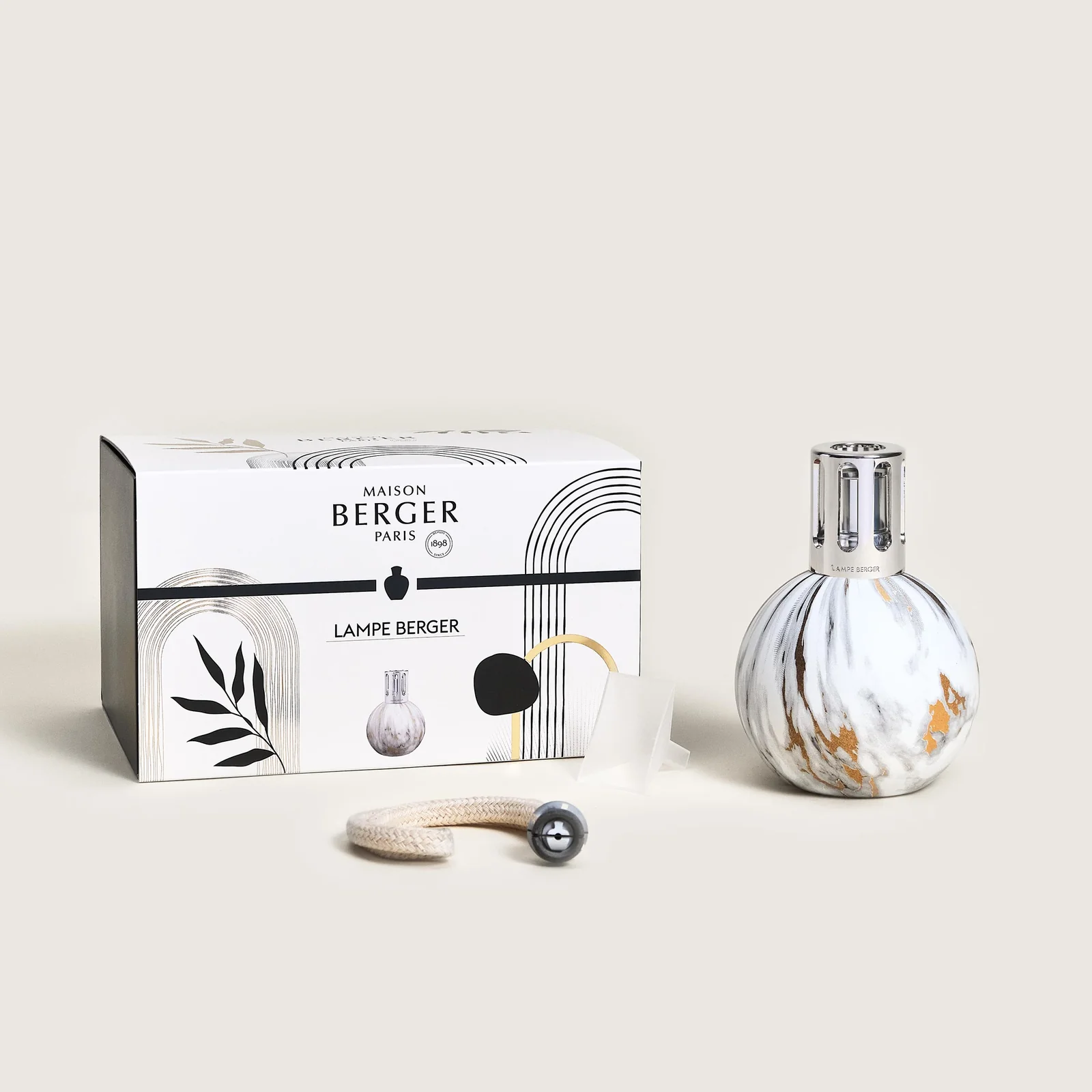 Lámpara Berger Marbrure Blanche